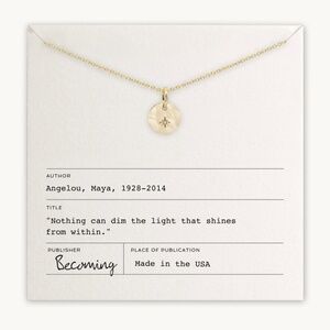 Becoming LIGHT WITHIN GOLD NECKLACE
